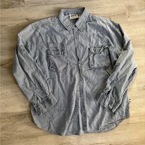 Raw Edge Sportswear Y2K Plaid Button Down